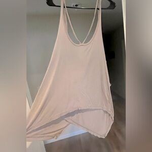 Khaki Flowy Tank